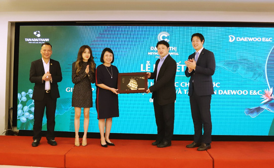 Tập đoàn Tân Á Đại Thành chính thức hợp tác với Daewoo E&C