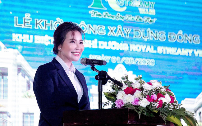 CEO Nguyễn Ngọc Tiền tại lễ khởi công xây dựng đồng bộ dự án Royal Streamy Villas (01/08/2020)