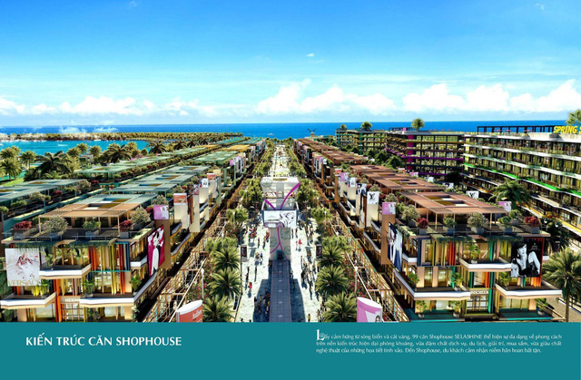 Hệ thống 99 căn Shophouse Selashine kề biển sở hữu vị trí đắc địa tại Phú Quốc