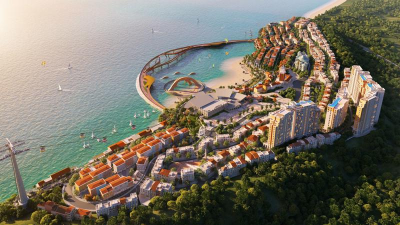 Thị trấn Địa Trung Hải đại diện cho sự vươn mình của trung tâm mới Nam Phú Quốc.