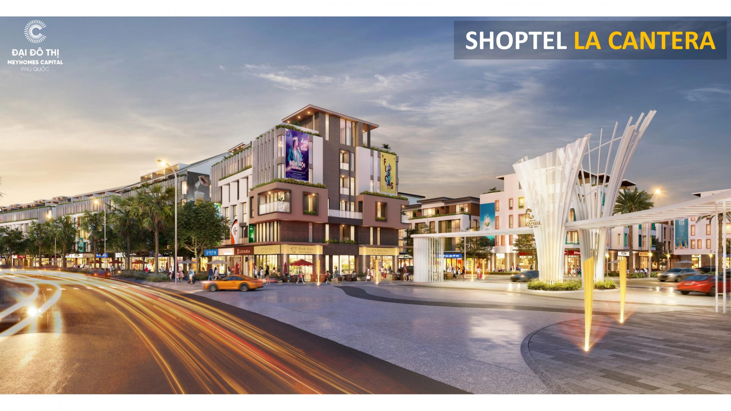 Shoptel La Cantera Meyhomes Capital Phú Quốc hưởng trọn lợi thế từ trào lưu du lịch, mua sắm
