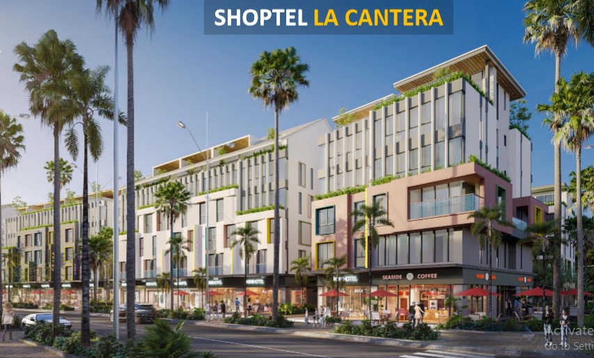 Shoptel La Cantera  mang những cảm hứng cùng kiến trúc tương đồng với những thành phố "vedette" giao thương trên thế giới