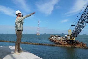 Dự án đường dây 220KV vượt biển Kiên Bình-Phú Quốc là công trình trọng điểm